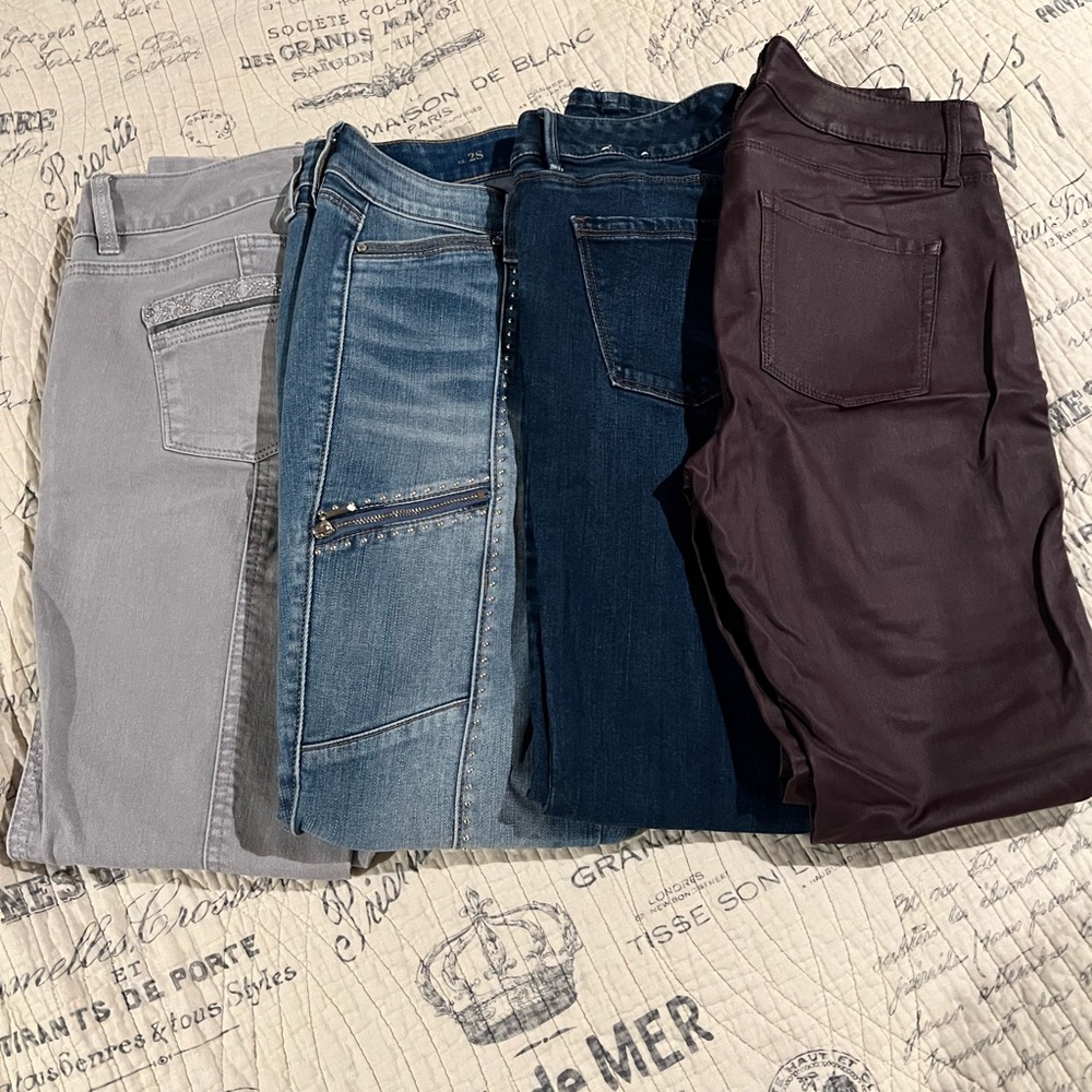 White House black market denim bundle